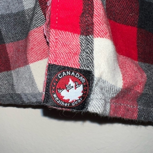Canada Weather Gear Men’s Buffalo Checked Flannel Button Down Size Large - Picture 2 of 8